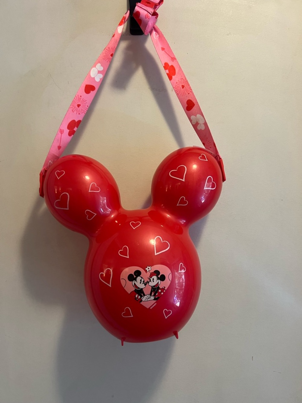 Mickey Heart Balloon Valentines Popcorn Bucket